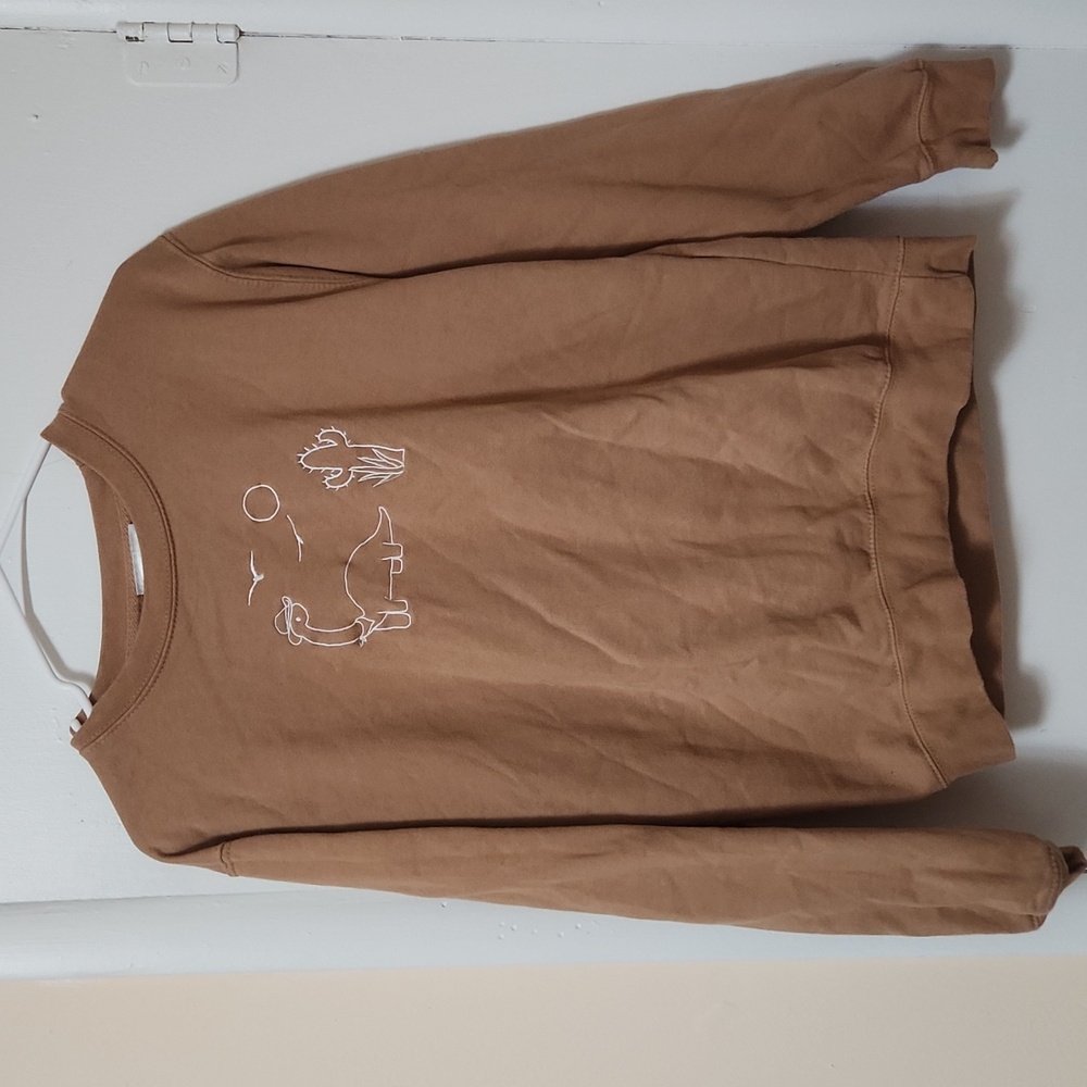 Medium Tan Dino Sweatshirt